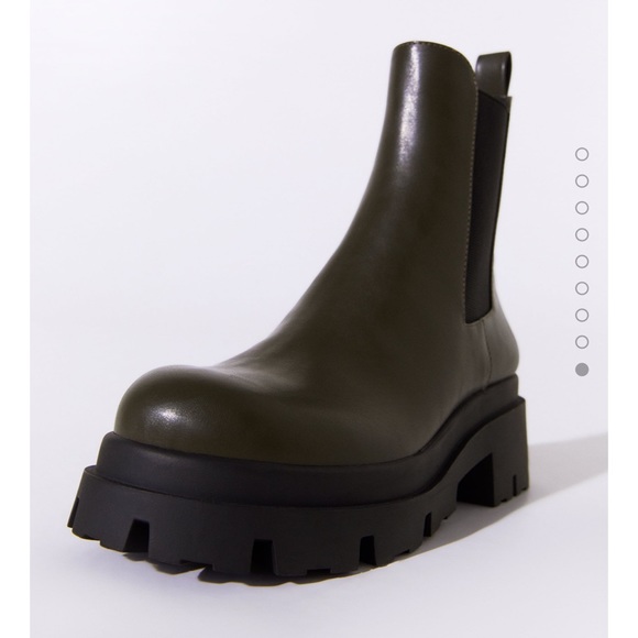 Zara low heeled lug sole ankle boots - Picture 8 of 12